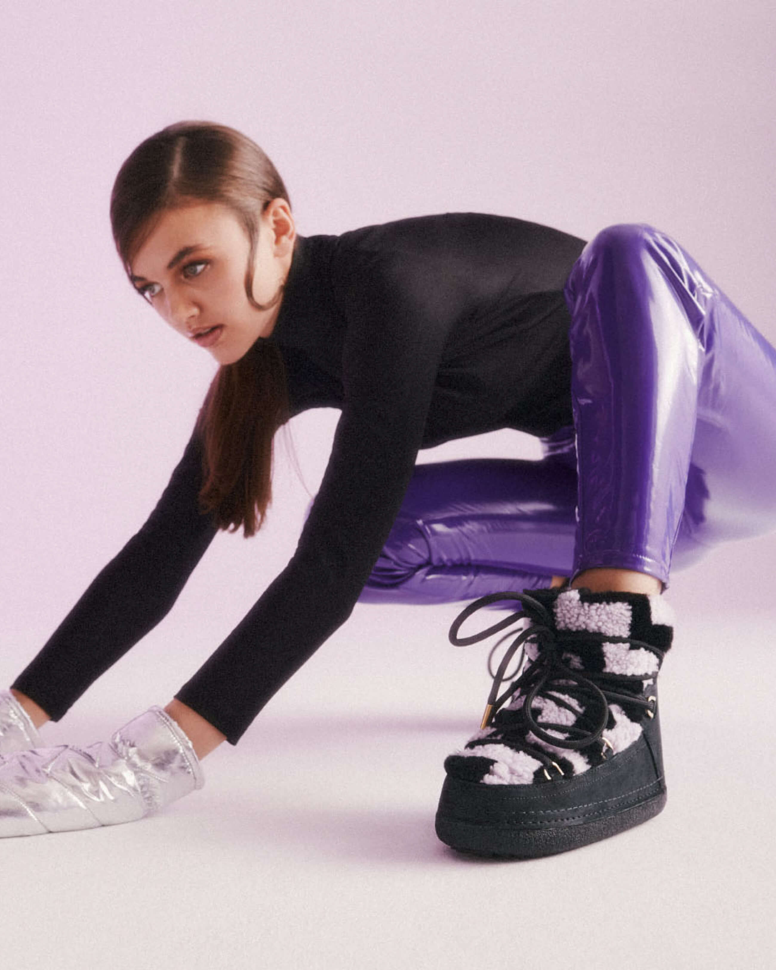 Shearling Zigzag Boot