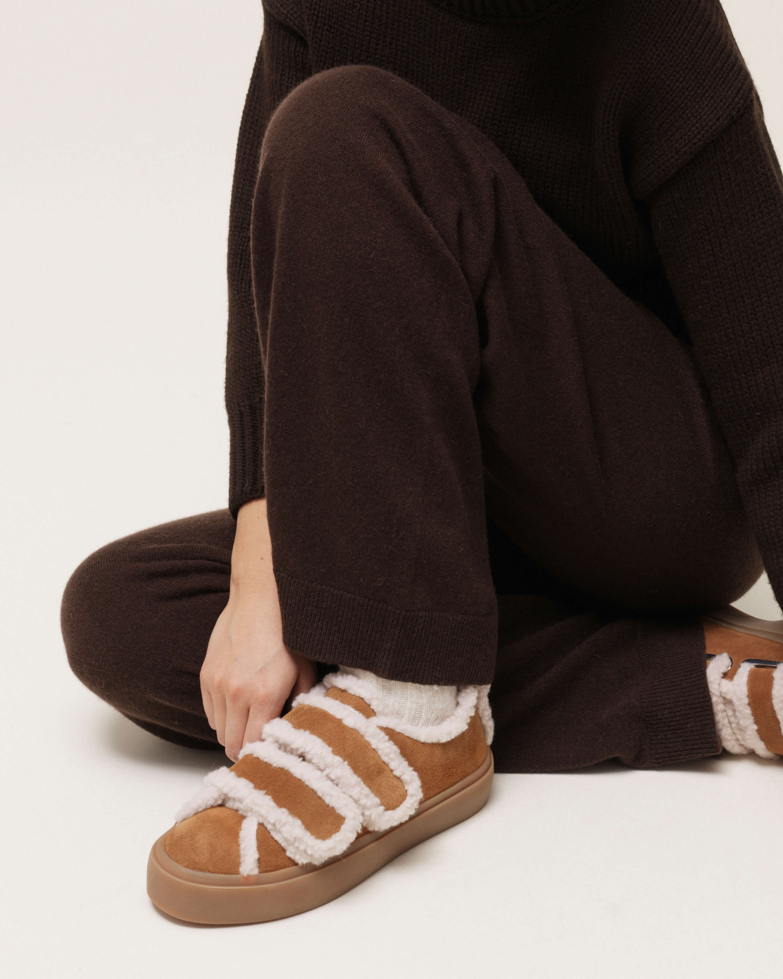 Shearling Low Velcro