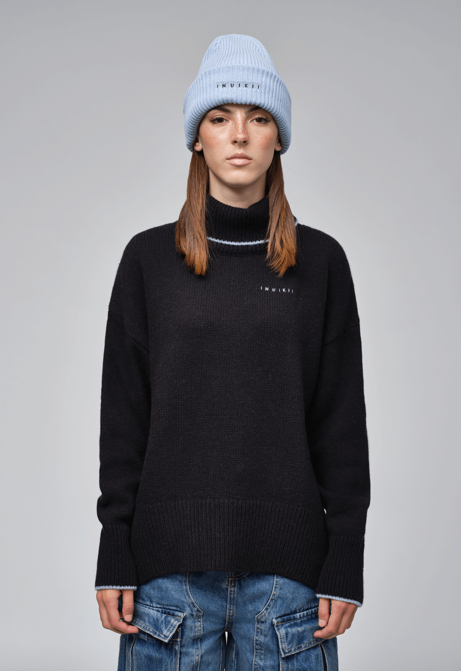 High Neck Knit Sweater