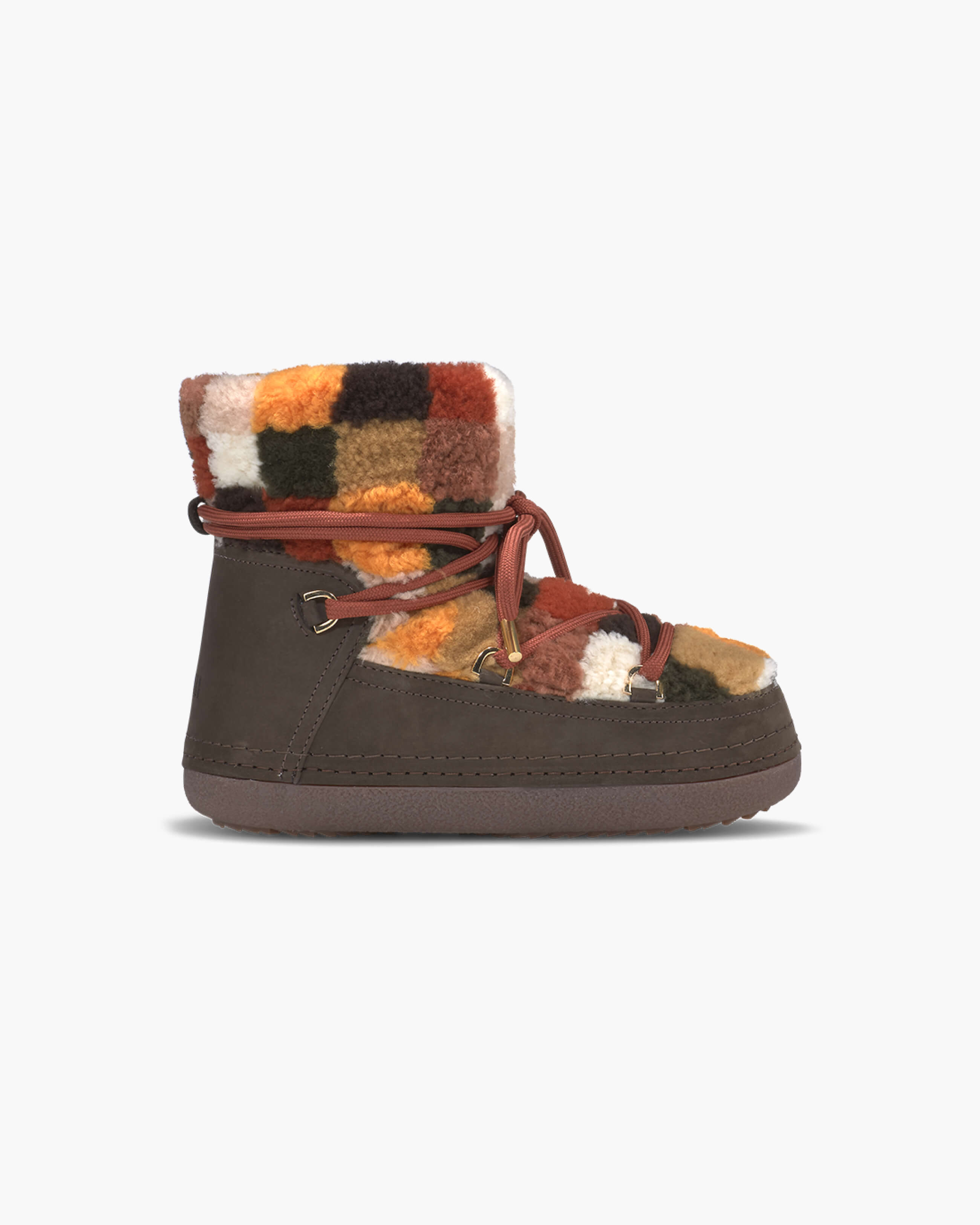 Shearling Patchwork Boot