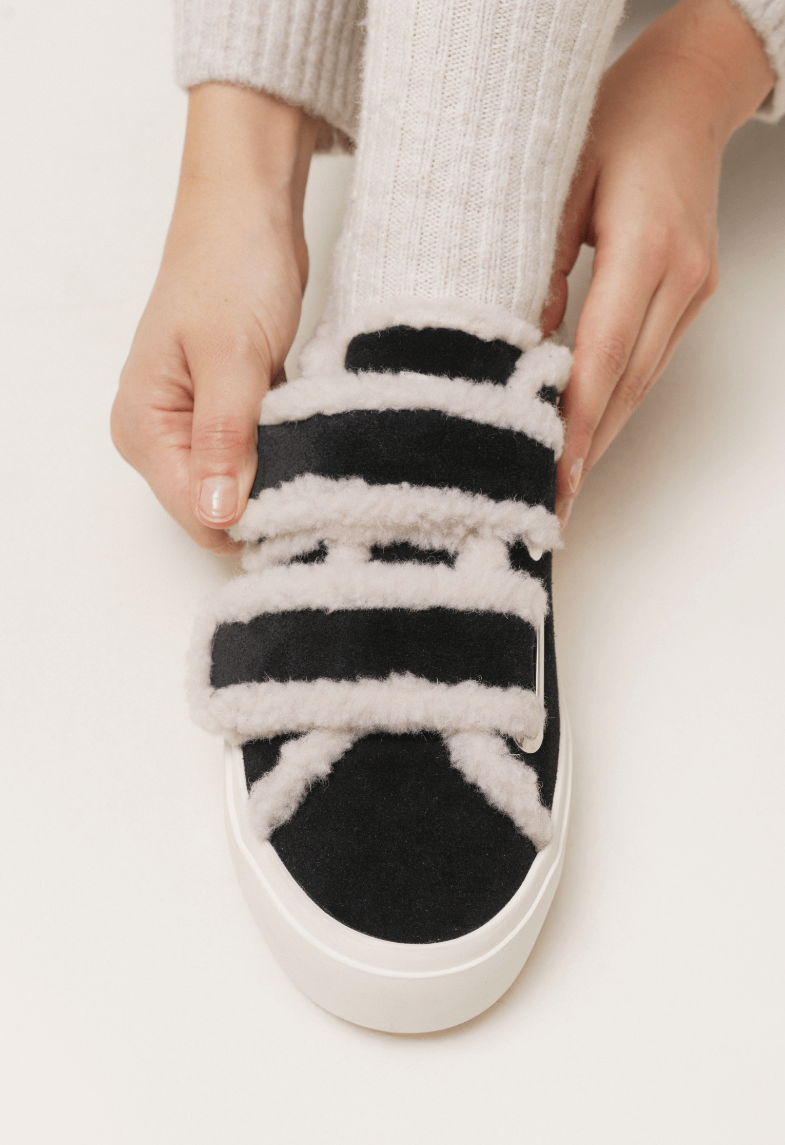 Shearling Low Velcro