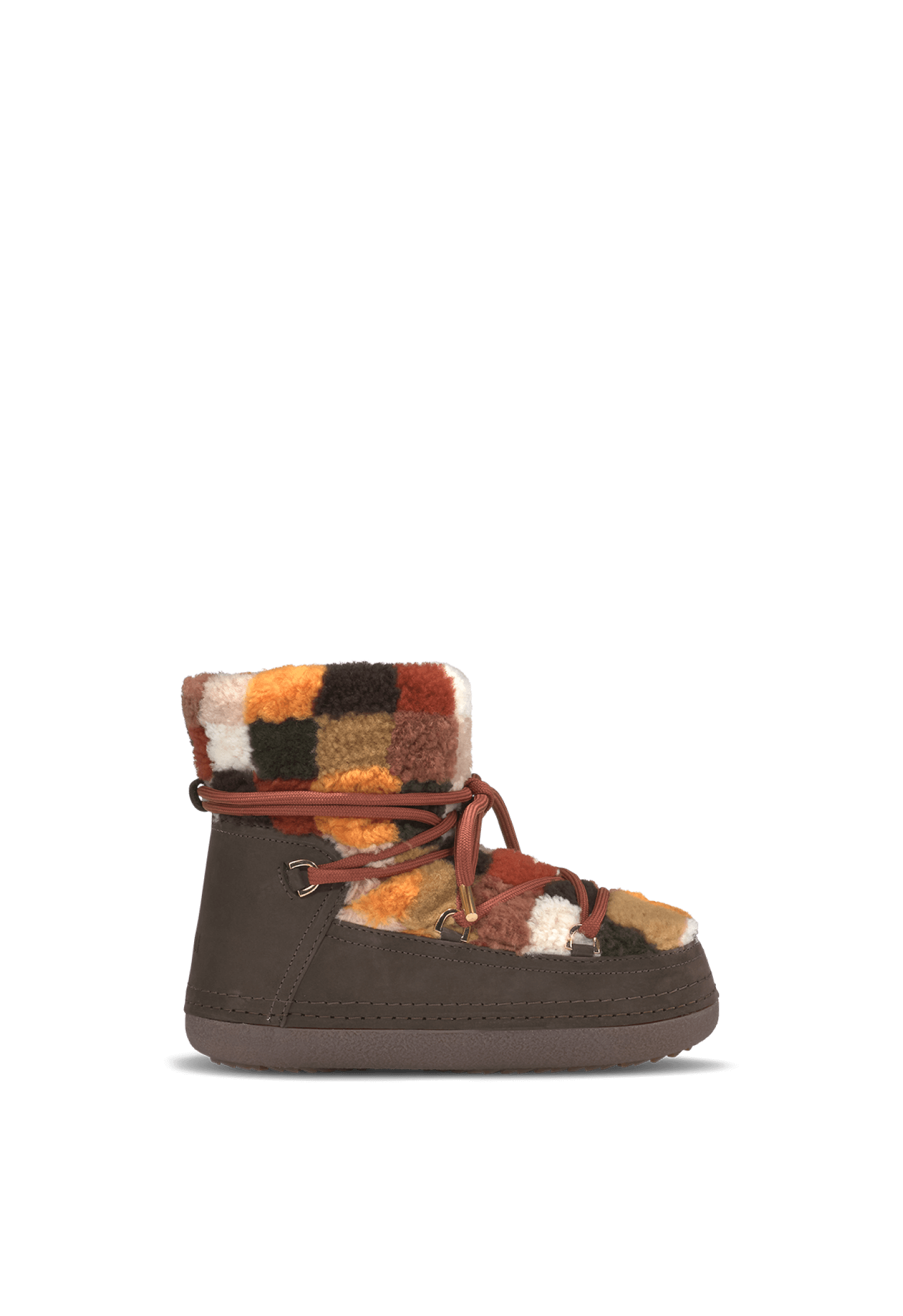 Shearling Patchwork Boot