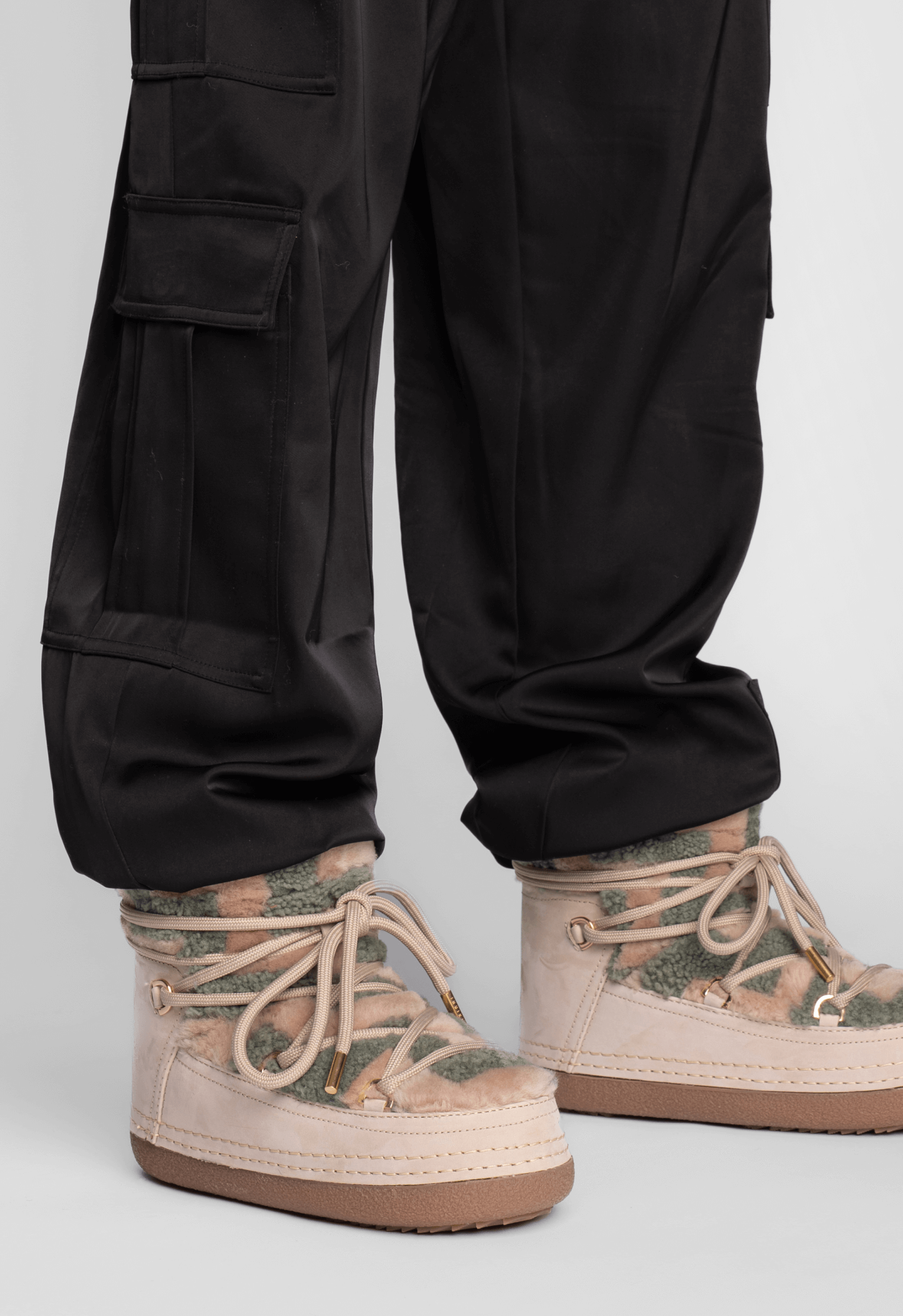 Shearling Zigzag Boot