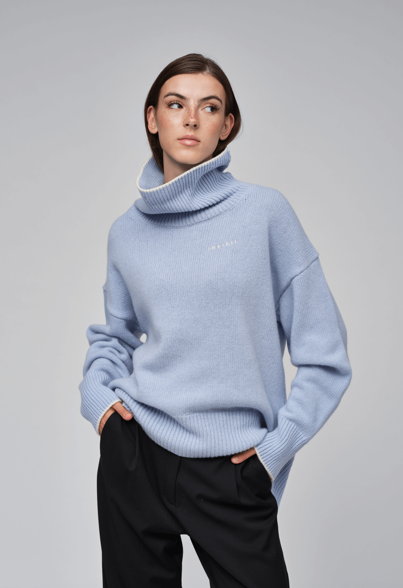 High Neck Knit Sweater