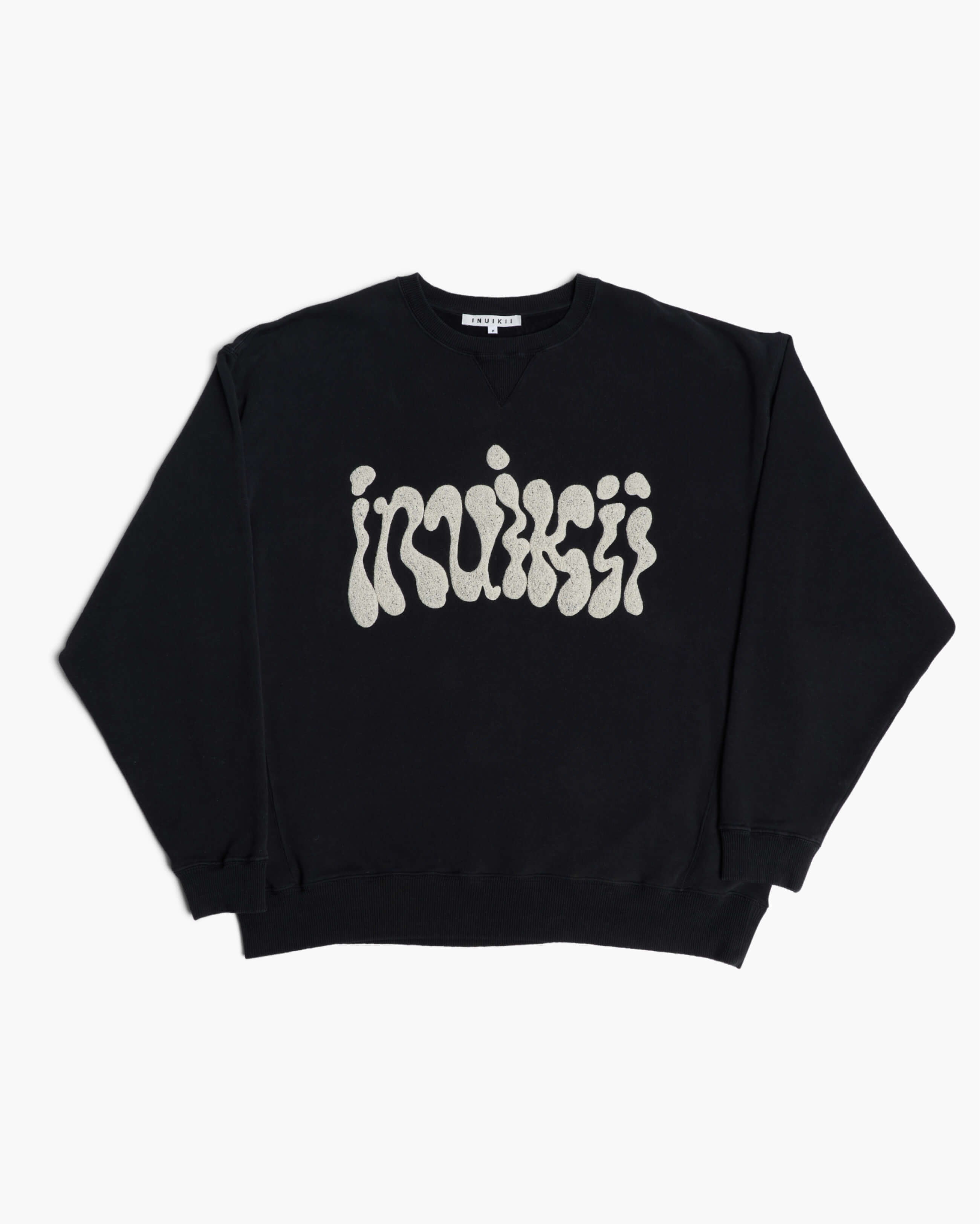 Oversized Flock Logo Sweatshirt
