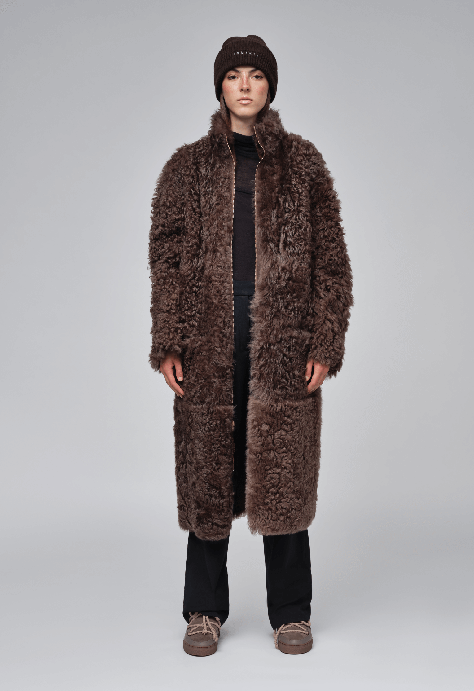 INUIKII Shearling Coat