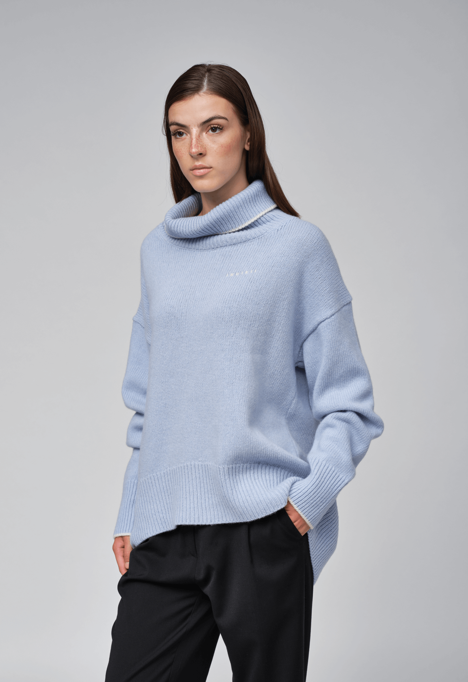 High Neck Knit Sweater