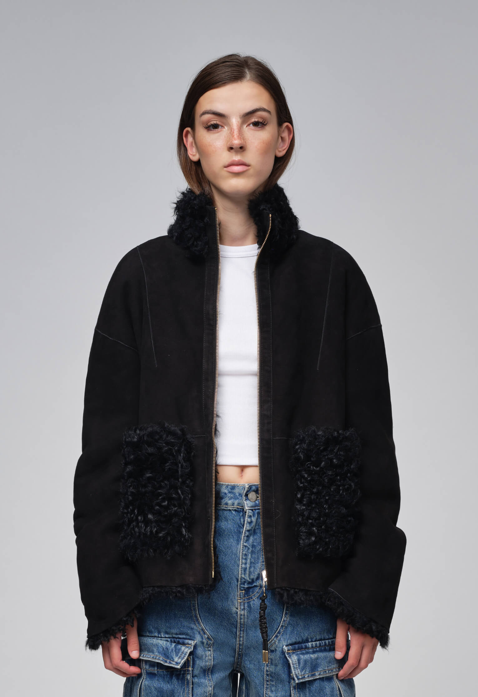 INUIKII Shearling Jacket
