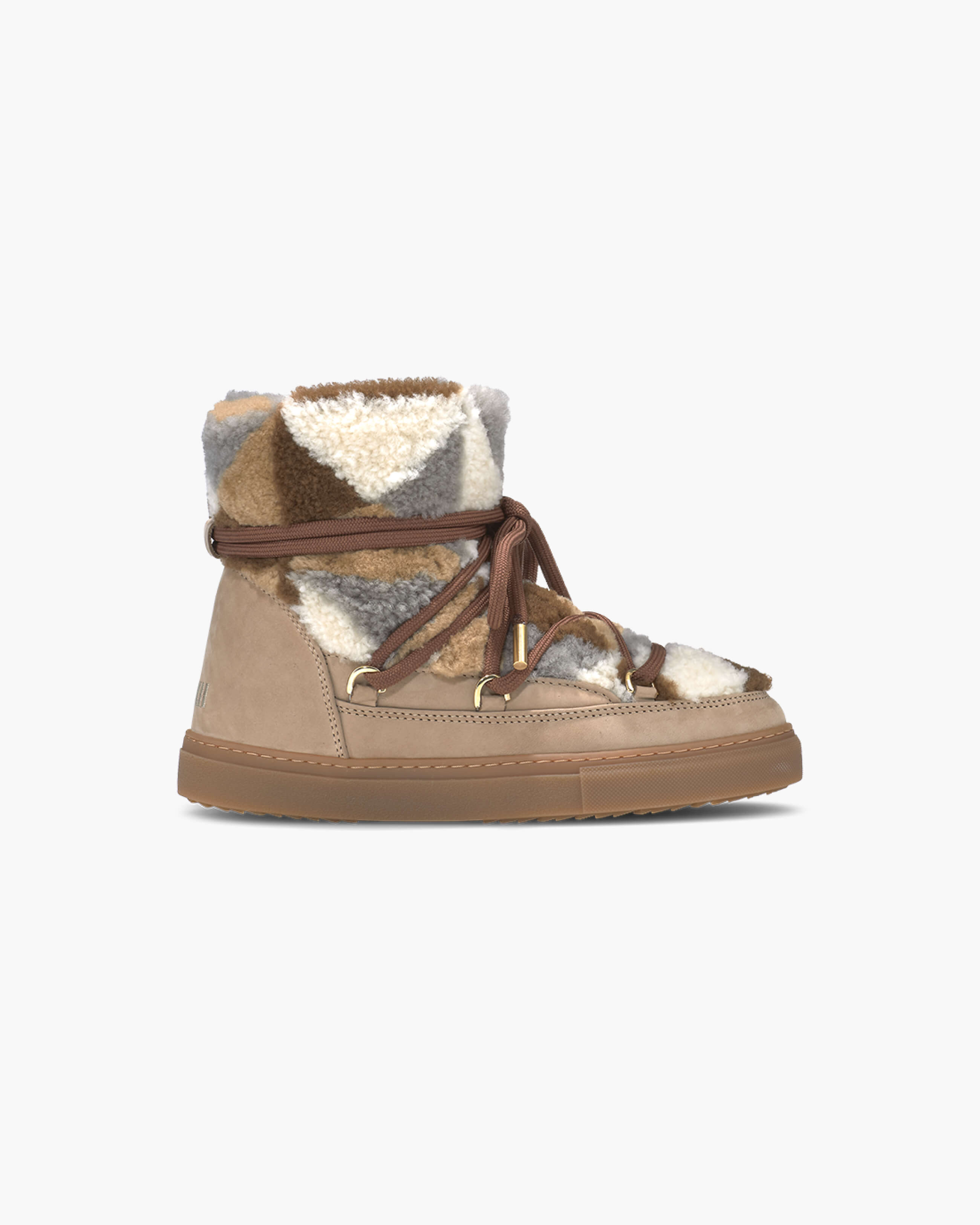 Shearling Patchwork