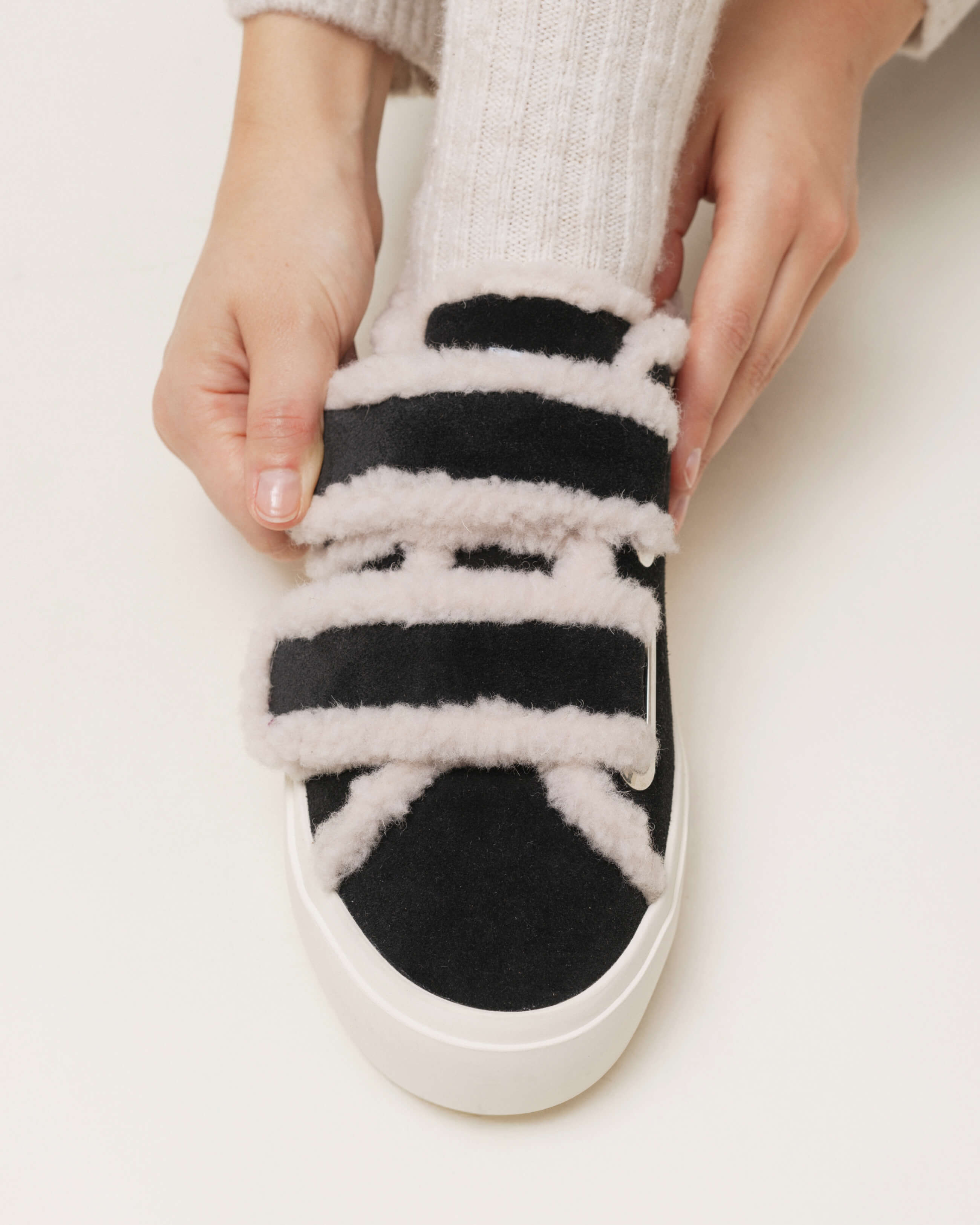 Shearling Low Velcro