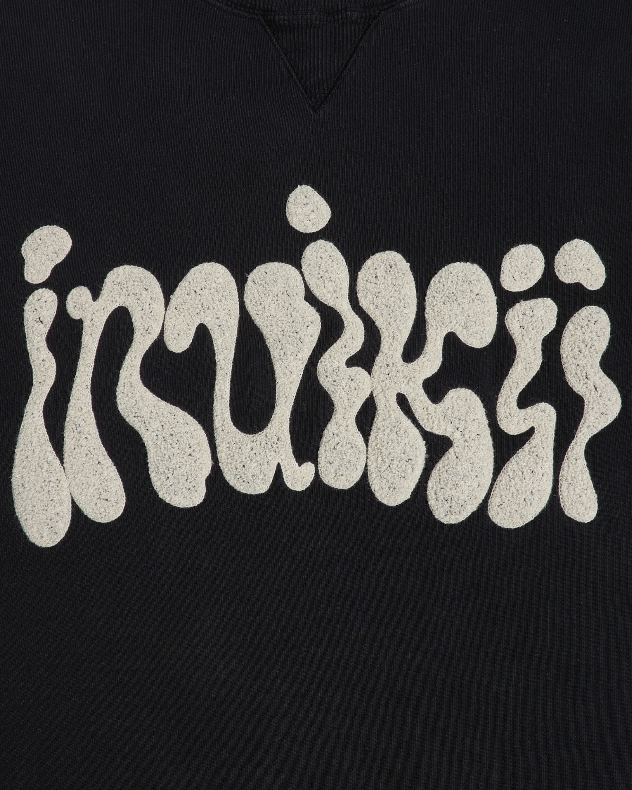 Oversized Flock Logo Sweatshirt