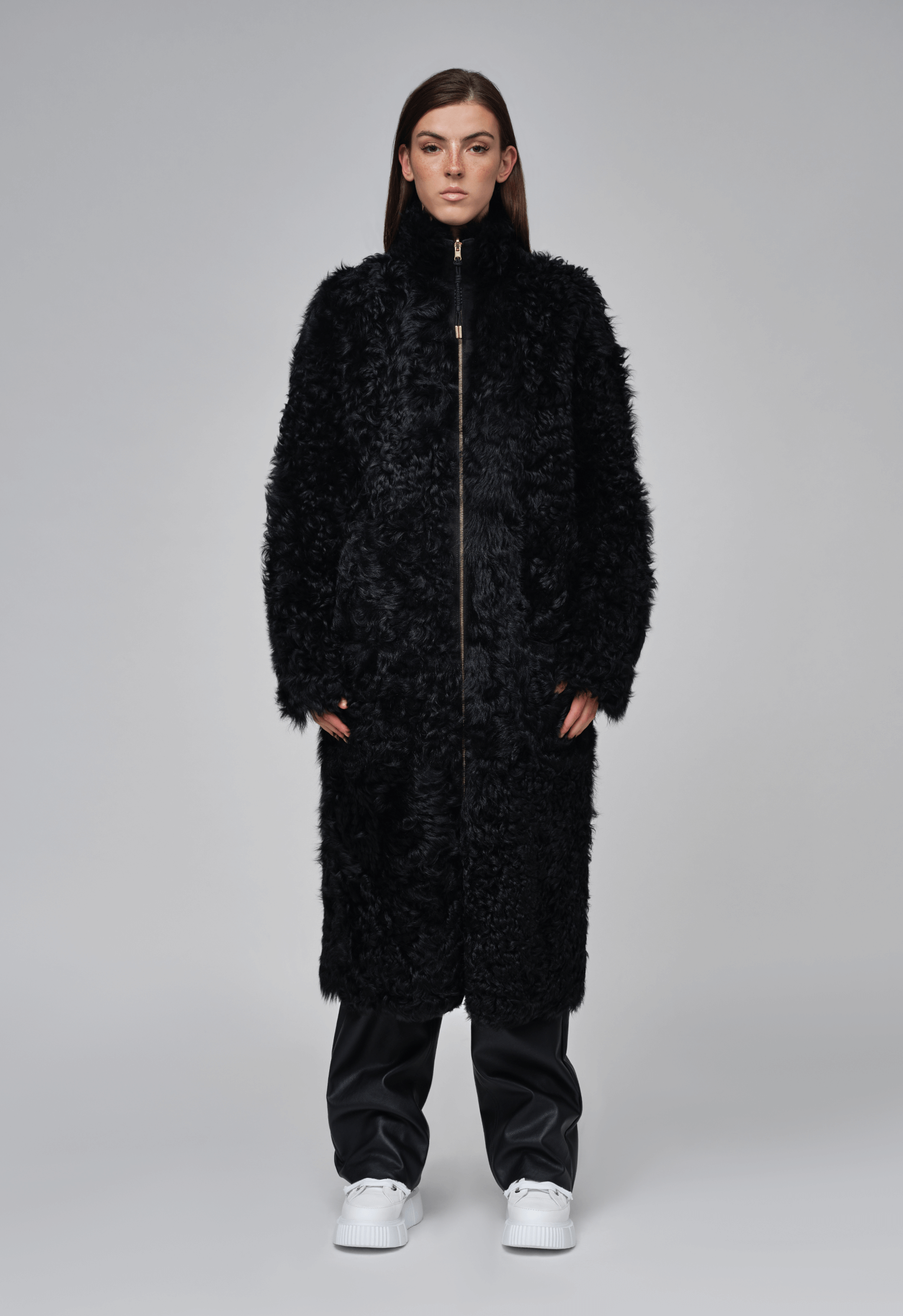 INUIKII Shearling Coat